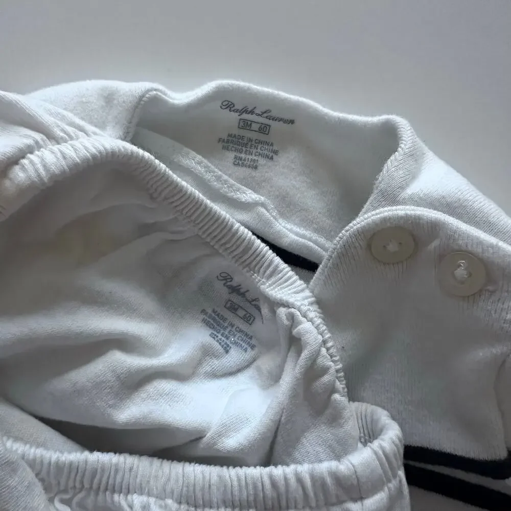 Ralph Lauren Cotton Jersey Tee Dress with Bloomers - 3 Months